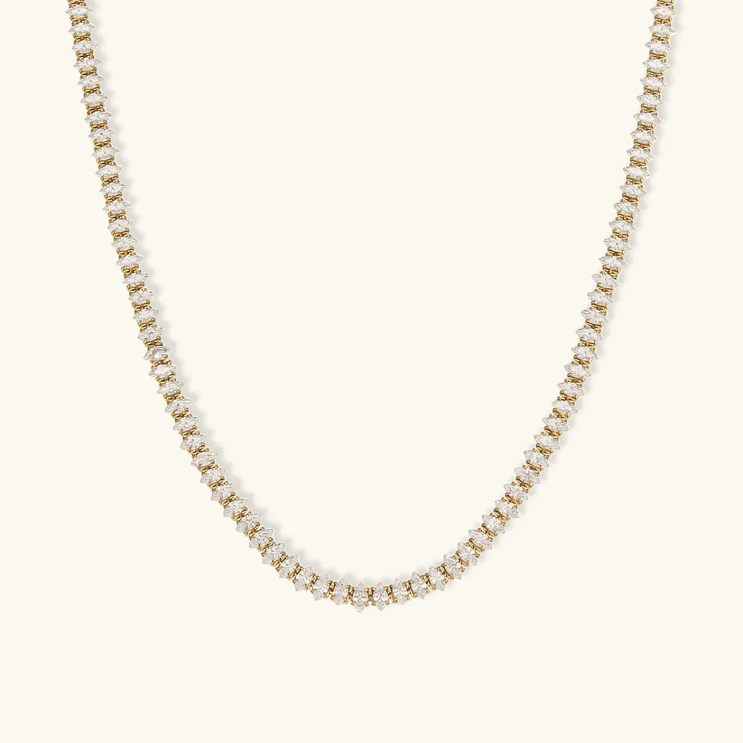 [Royal&Vicky]Wisteria Diamant-Tennis-Halskette