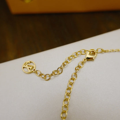 [ROYAL]BLOOMING SUPPLE NECKLACE BRASS