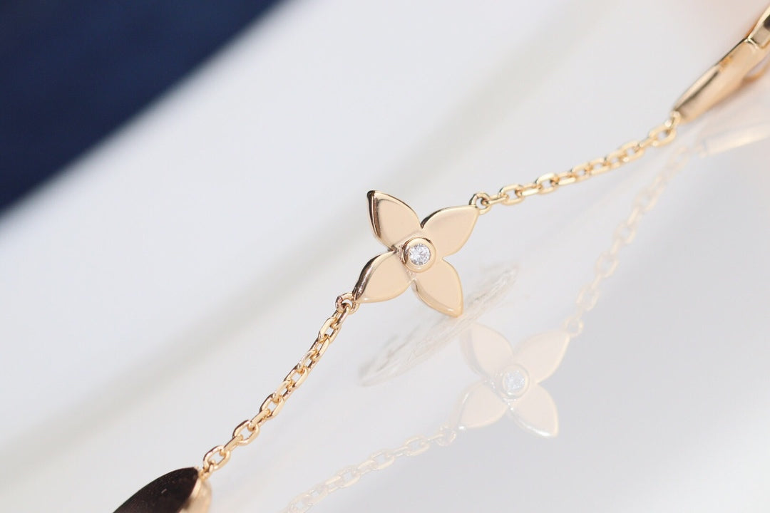 [ROYAL]LV LEAF CLOVER BRACELET