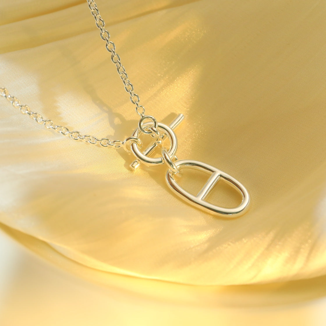 [ROYAL]HM CHAINE D'ANCRE PENDANT NECKLACE STERLING SILVER