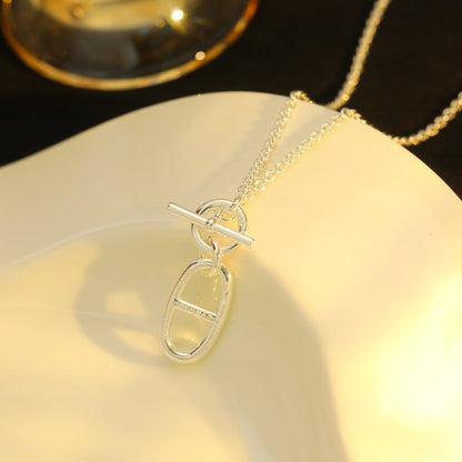 [ROYAL]HM CHAINE D'ANCRE PENDANT NECKLACE STERLING SILVER