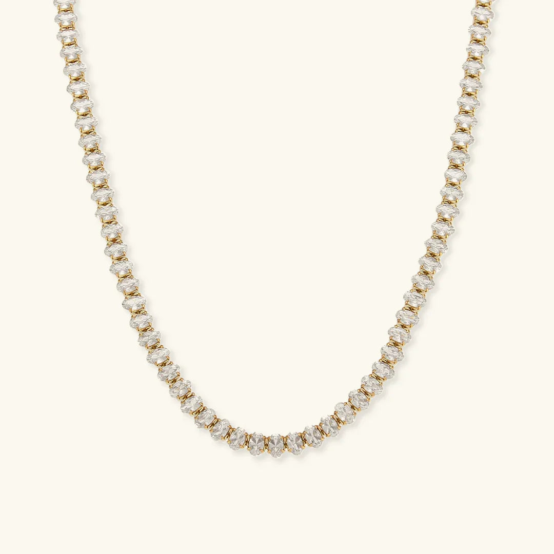 [Royal&Vicky]Wisteria Diamant-Tennis-Halskette