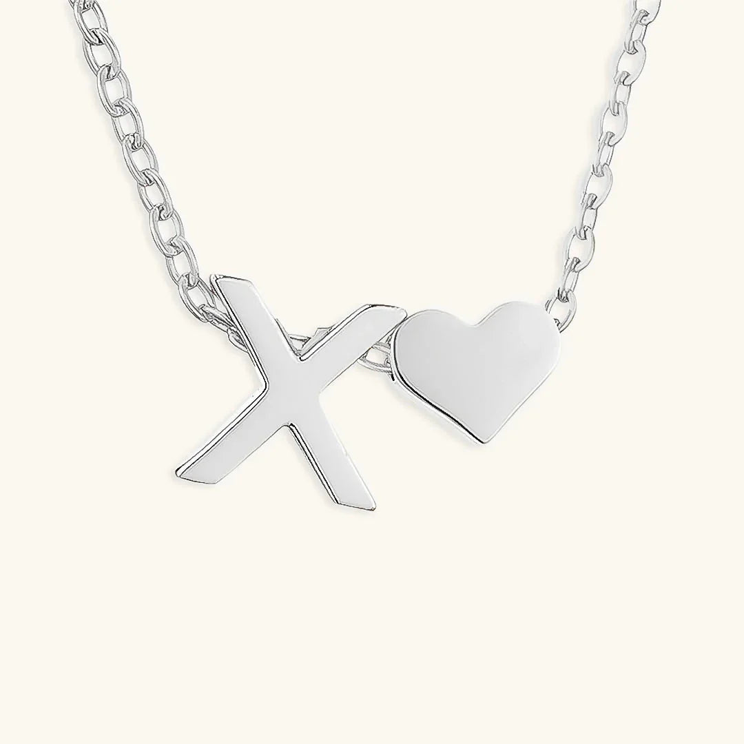 [Royal&Vicky]Ria Initial Letter Gold Necklace