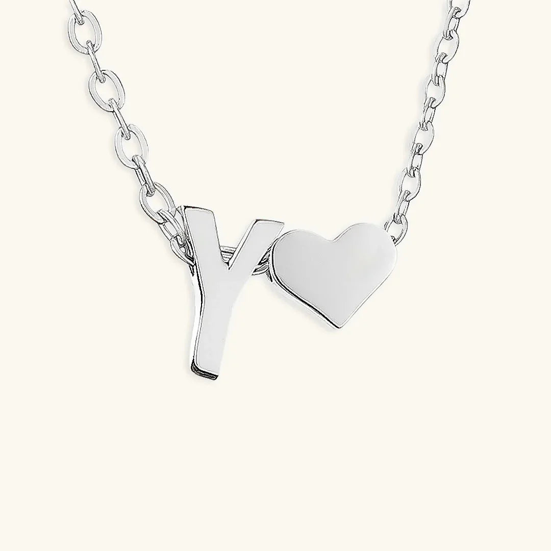 [Royal&Vicky]Ria Initial Letter Gold Necklace