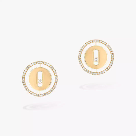[Royal&Vicky]Lucky Move Diamond Earrings