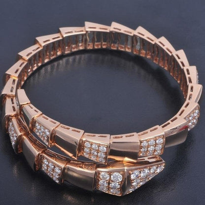 [LUXE]SERPENTI ARMBAND ROTGOLD DIAMANT