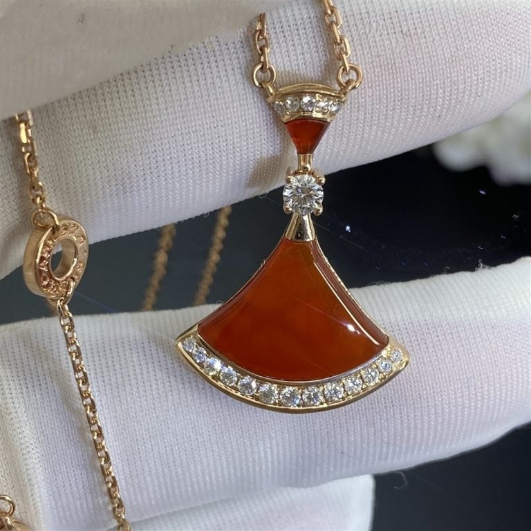 [ROYAL]DREAM NECKLACE CARNELIAN DIAMOND