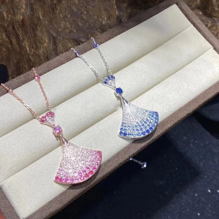 [ROYAL]DREAM NECKLACE AGATE SILVER DIAMOND