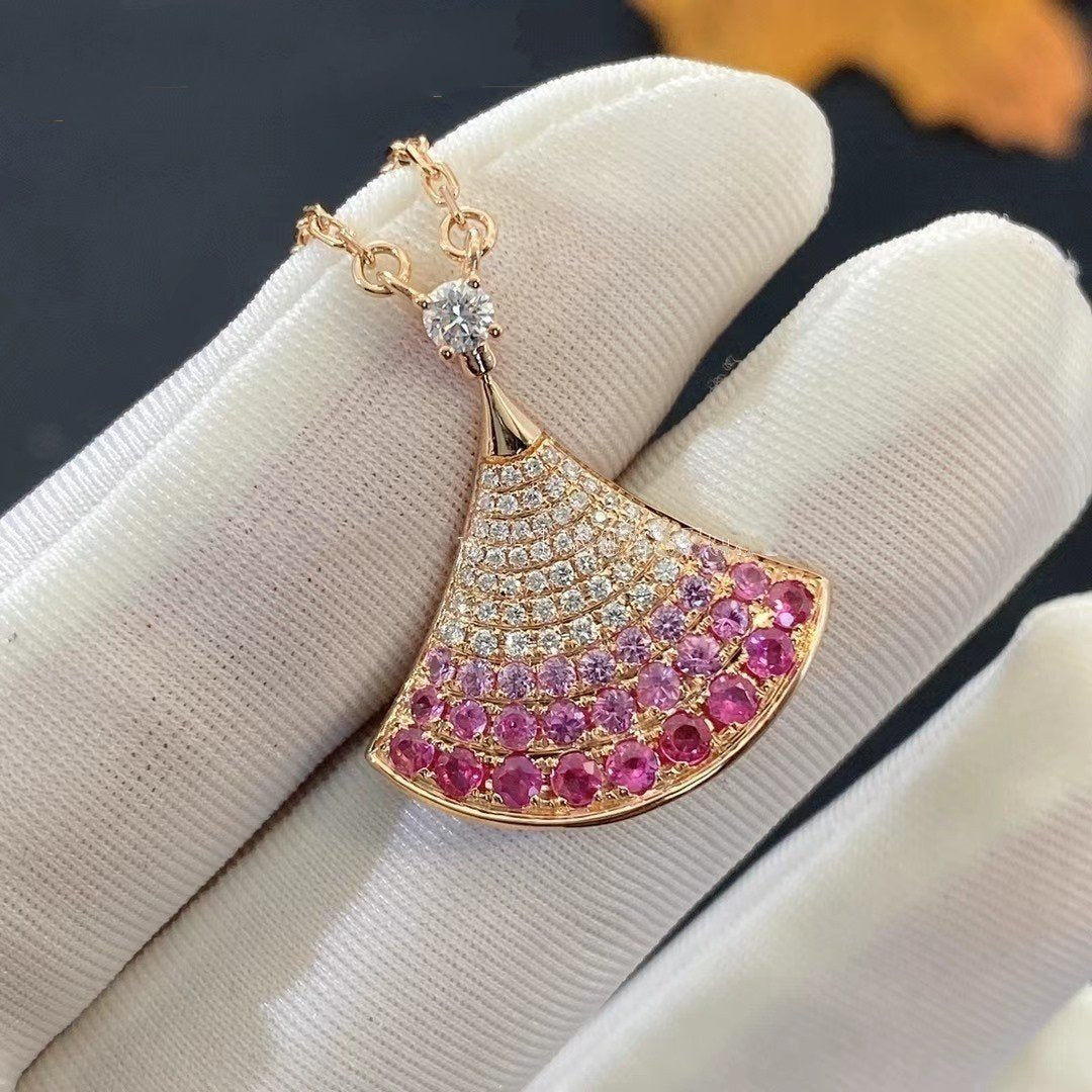 [ROYAL]DREAM NECKLACE PINK GOLD PINK DIAMOND