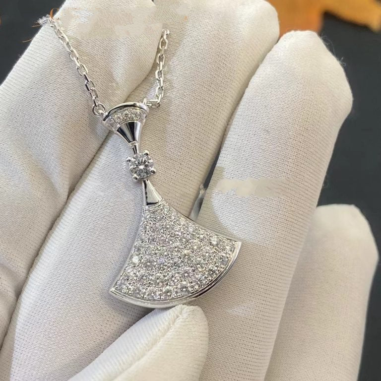 [ROYAL]DREAM NECKLACE SILVER FULL DIAMOND