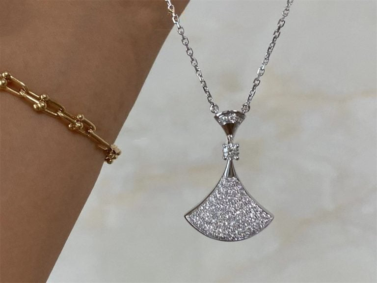 [ROYAL]DREAM NECKLACE SILVER FULL DIAMOND