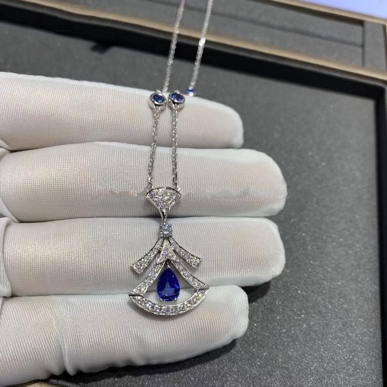 [ROYAL]DREAM NECKLACE AGATE DIAMOND SILVER