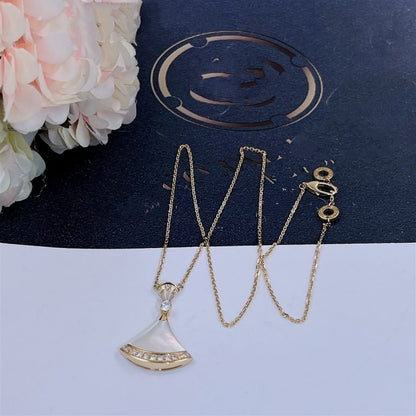 [ROYAL]DREAM NECKLACE MOP GOLD DIAMOND