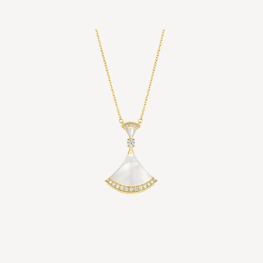 [ROYAL]DREAM NECKLACE MOP GOLD DIAMOND