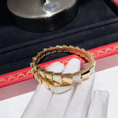 [LUXE]SERPENTI ARMBAND MOP GOLD