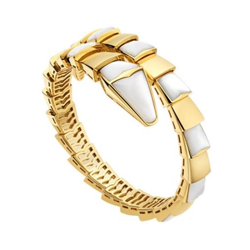 [LUXE]SERPENTI ARMBAND MOP GOLD