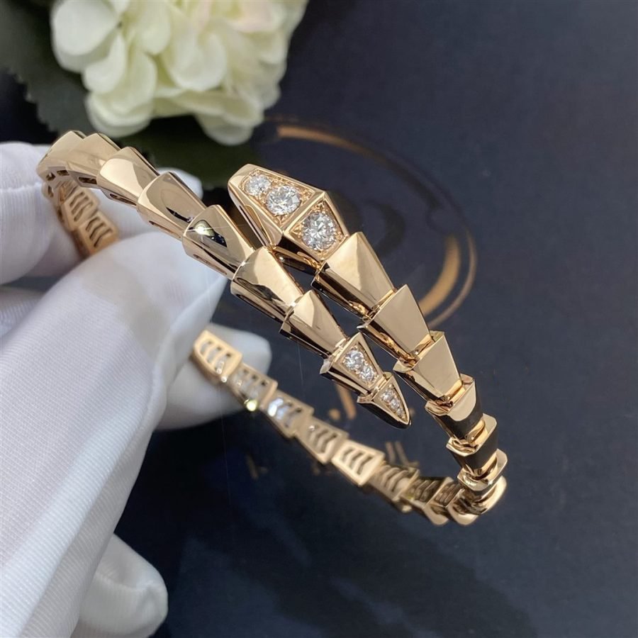 [LUXE]SERPENTI ARMBAND DIAMANTEN ROTGOLD