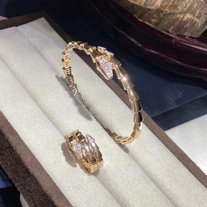 [ROYAL]SERPENTI BRACELET DIAMONDS PINK GOLD