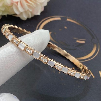 [ROYAL]SERPENTI BRACELET PINK GOLD MOP DIAMOND