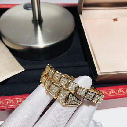 [ROYAL]SERPENTI BRACELET 8MM GOLD DIAMOND