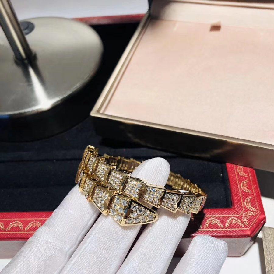 [ROYAL]SERPENTI BRACELET 8MM GOLD DIAMOND