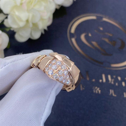 [LUXE]SERPENTI RING ROTGOLD DIAMANT