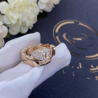 [LUXE]SERPENTI RING ROTGOLD DIAMANT