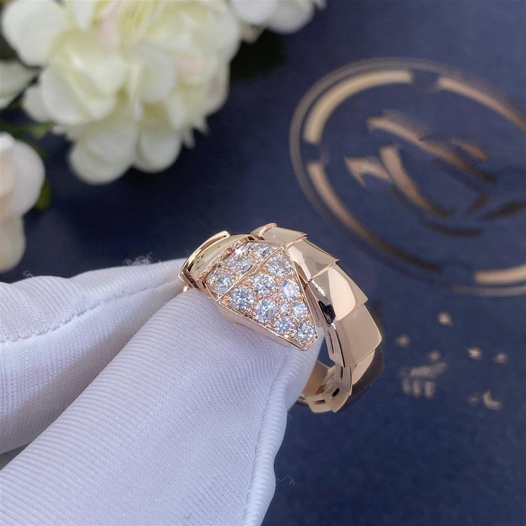 [LUXE]SERPENTI RING ROTGOLD DIAMANT