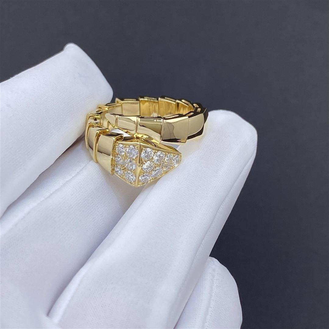 [LUXE]SERPENTI RING GOLD DIAMANT