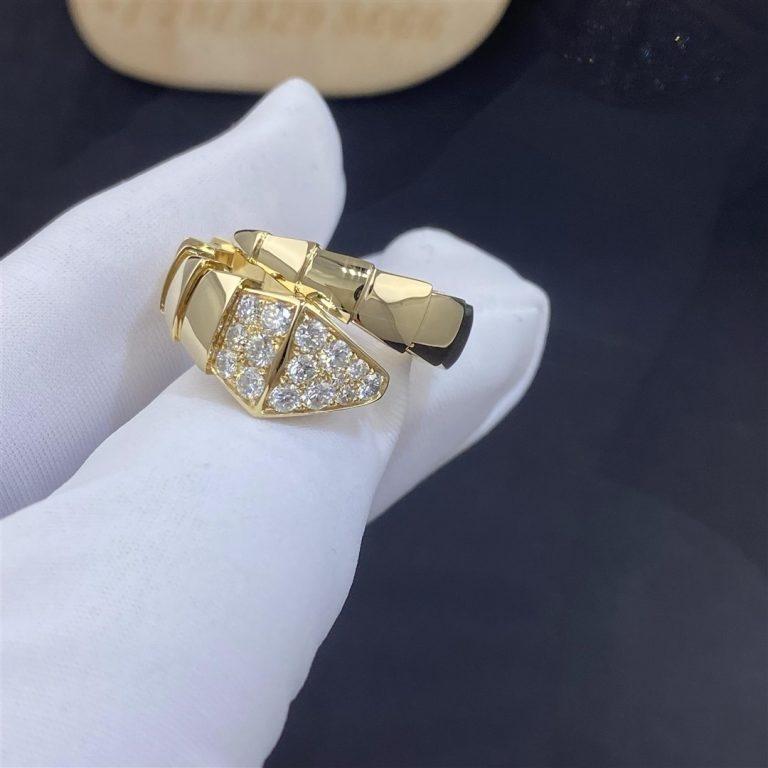 [LUXE]SERPENTI RING GOLD DIAMANT