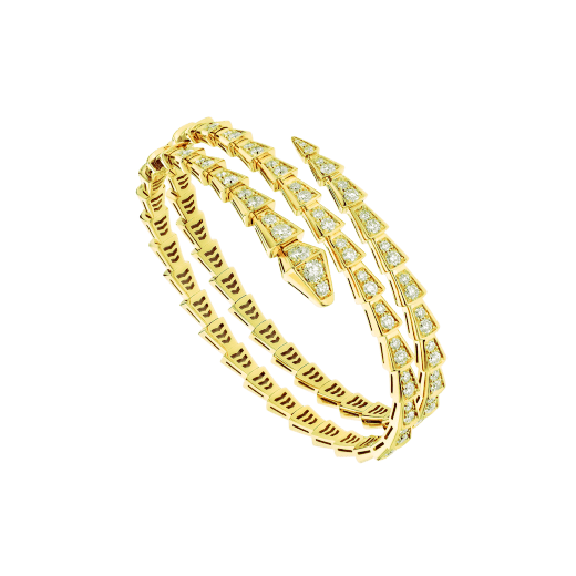 [LUXE]SERPENTI ARMBAND GOLD DIAMANT DOPPELREIHIG