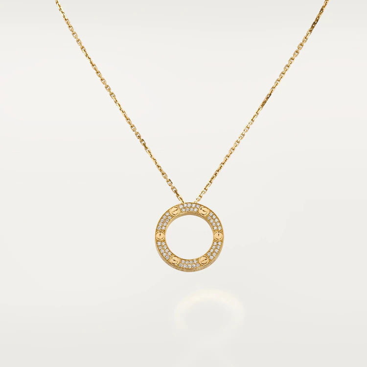 [ROYAL]LOVE NECKLACE ADJUSTABLE ROSE GOLD