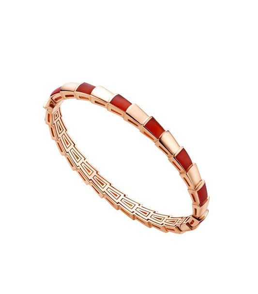 [LUXE]SERPENTI ARMBAND ROSGOLD RUBELLIT