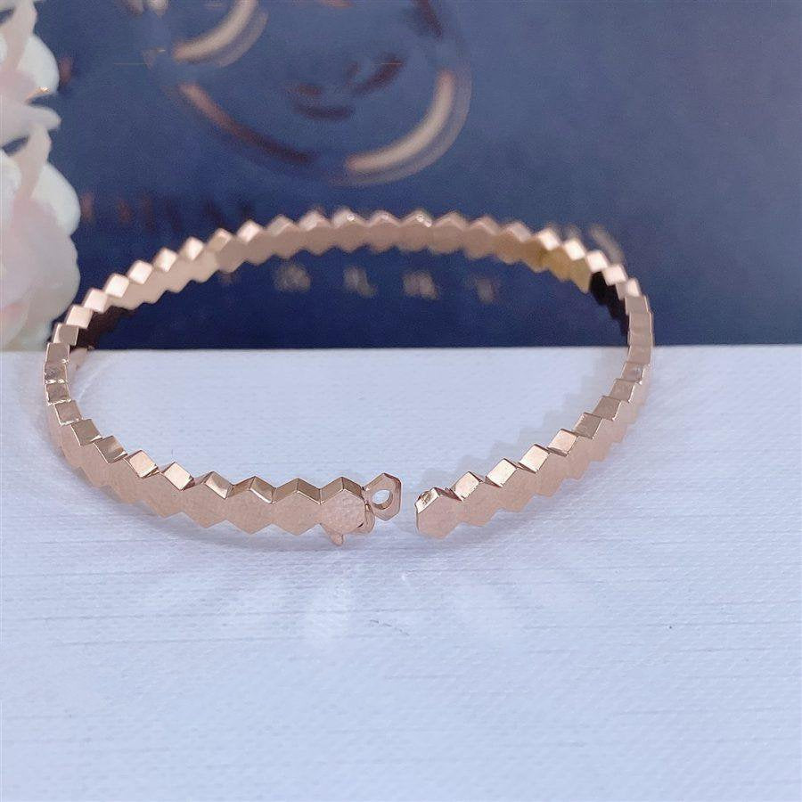 [ROYAL]BEE LOVE PINK GOLD BRACELET