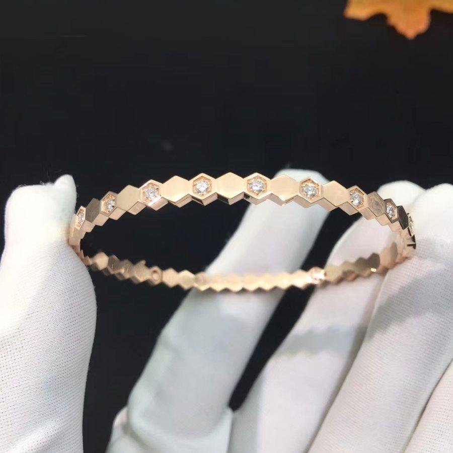 [LUXE]BEE LOVE ROSÉGOLD DIAMANTARMBAND 