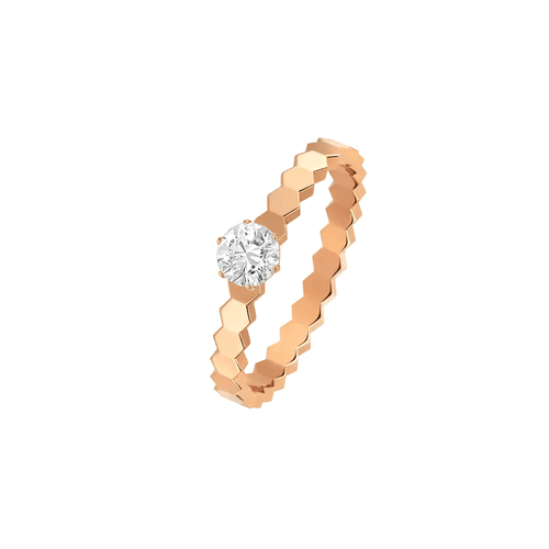 [Royal&Vicky]BEE LOVE RING PINK GOLD 1 DIAMOND