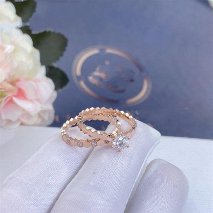 [ROYAL]BEE LOVE RING PINK GOLD DIAMOND