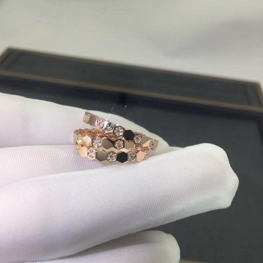 [ROYAL]BEE LOVE RING PINK GOLD DIAMOND