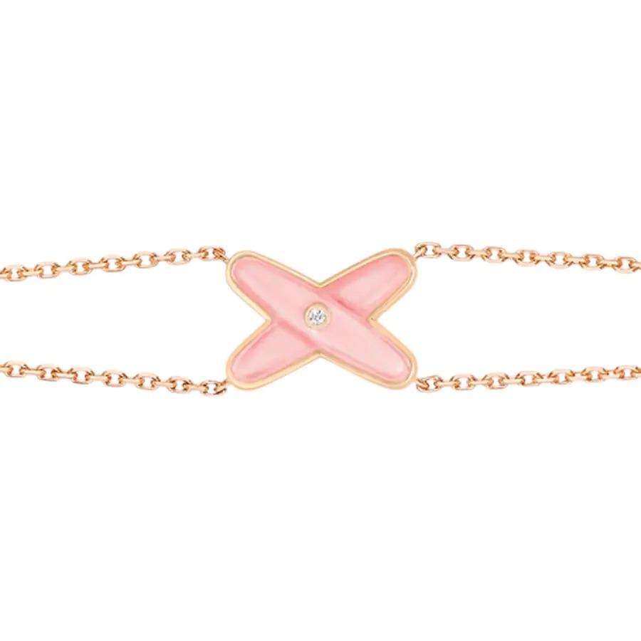 [ROYAL]JEUX BRACELET PINK MOP PINK GOLD 1 DIAMOND