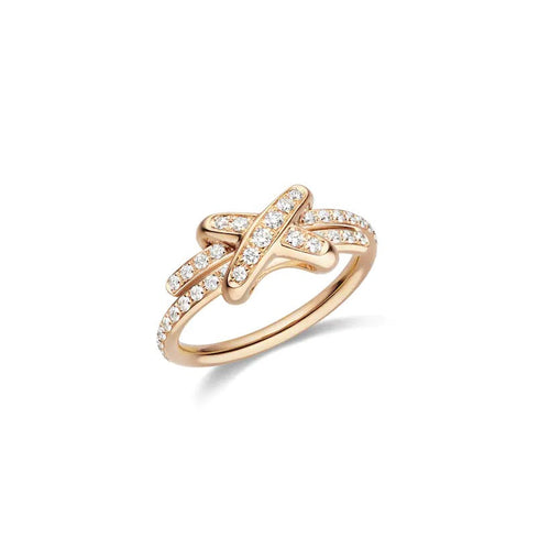 [Royal&Vicky]JEUX DE RING PINK GOLD DIAMOND