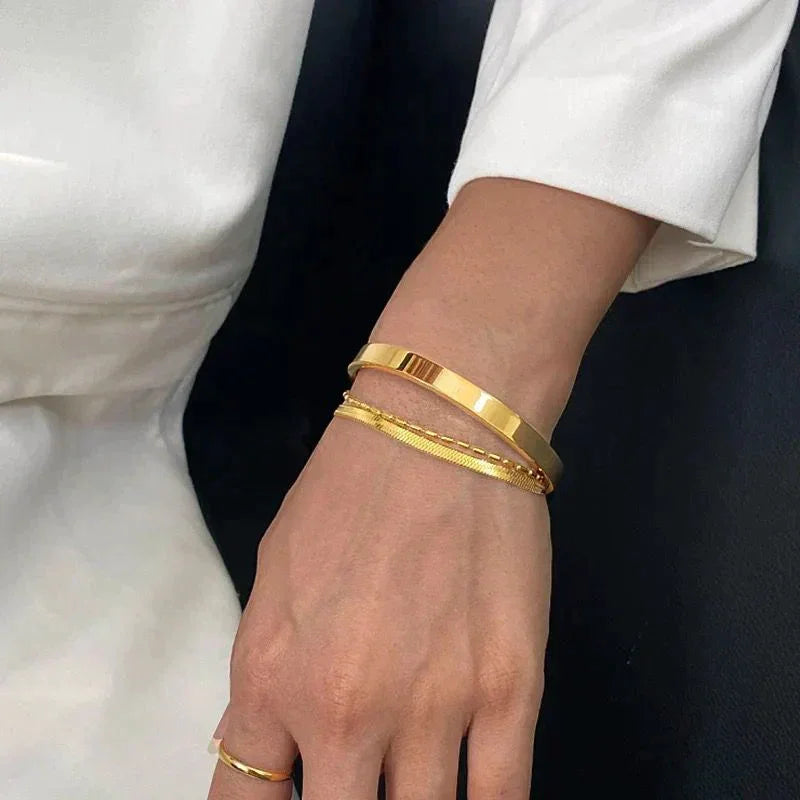 [Royal&Vicky]Evelyn Adjustable Cuff Bracelet