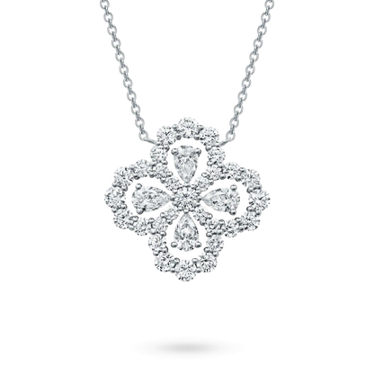 [Royal&Vicky]LOOP NECKLACE FULL MOTIF DIAMOND 16MM MULTIPLE COLORS