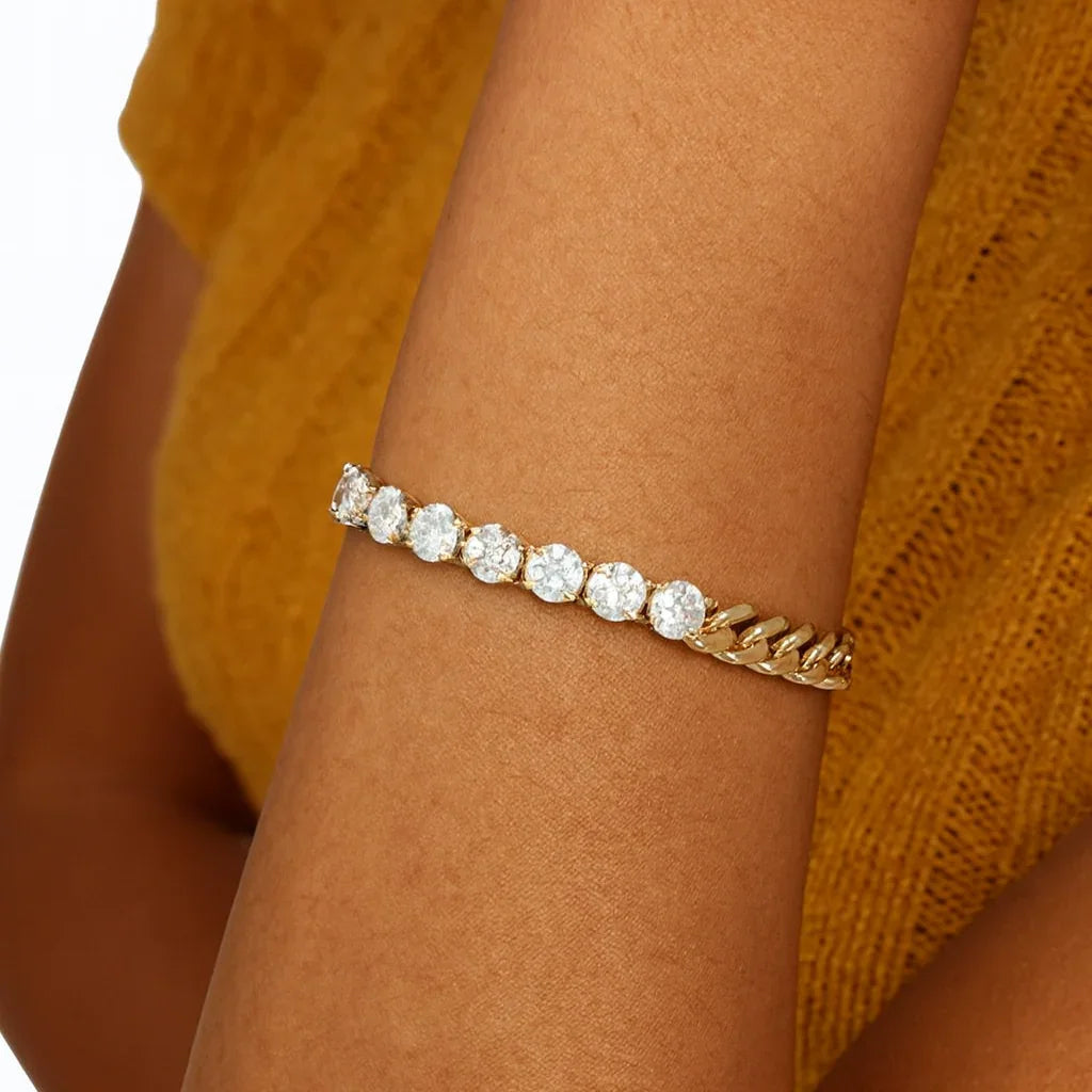 {"[Royal&Vicky]Maelle Diamond Bracelet"}