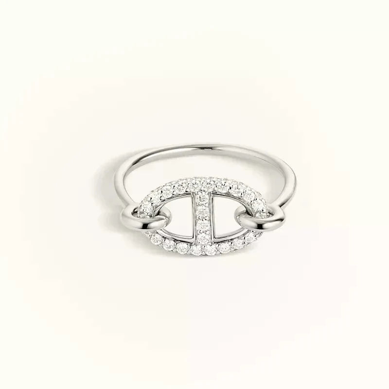 [ROYAL]RONDE SMALL SILVER DIAMOND RING