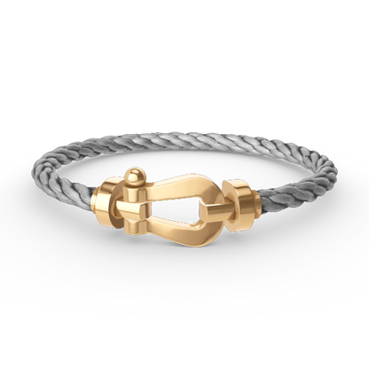 [ROYAL]FORCE LARGE HORSESHOE NO DIAMOND BRACELET GOLD