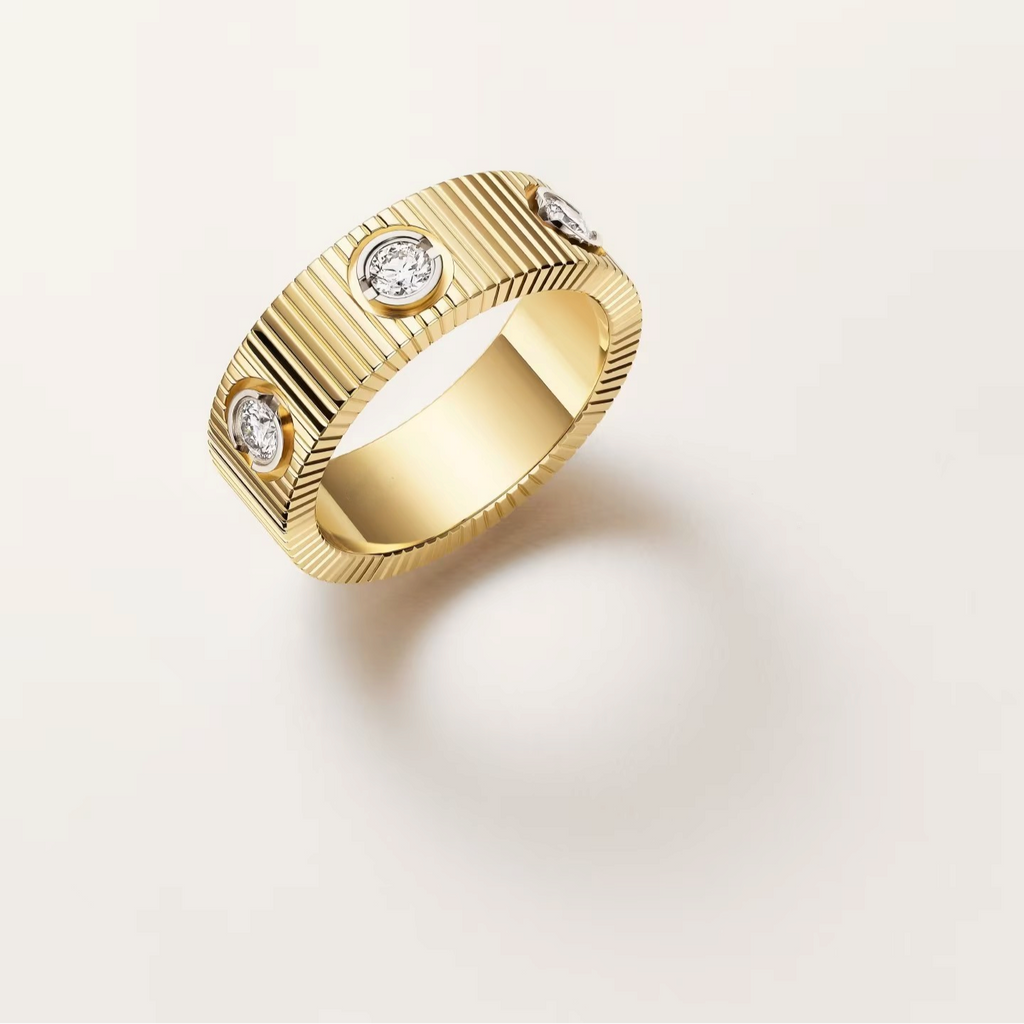 [Royal&Vicky]LOVE 6.5MM UNLIMITED RING, 6 DIAMONDS