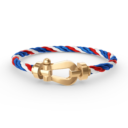 [ROYAL]FORCE LARGE HORSESHOE NO DIAMOND BRACELET GOLD