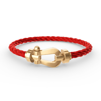 [ROYAL]FORCE LARGE HORSESHOE NO DIAMOND BRACELET GOLD