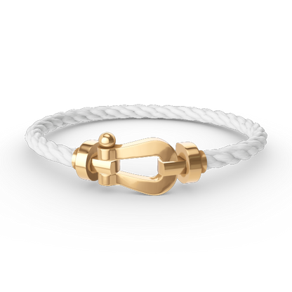 [LUXE]FORCE GROSSES HUFEISENARMBAND OHNE DIAMANT GOLD