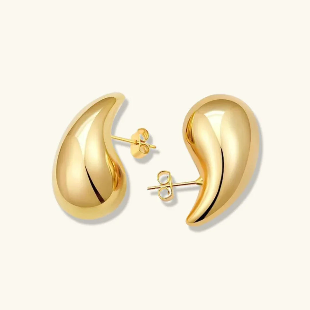 [Royal&Vicky]サンドラ・ティアドロップ・ゴールドピアス
